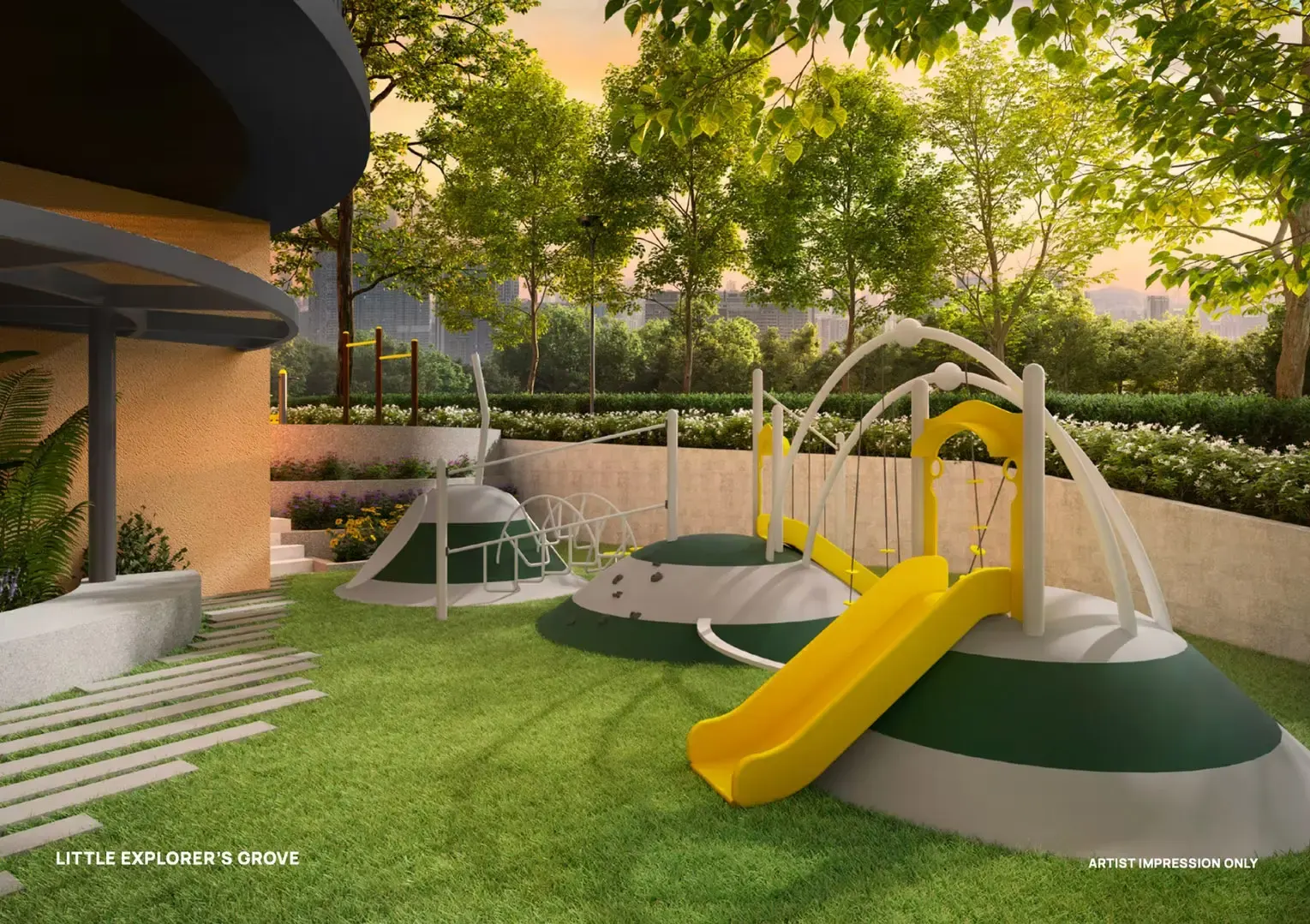 Alderwood Residence 地面層・兒童遊戲區示意圖(Artist's Impression)