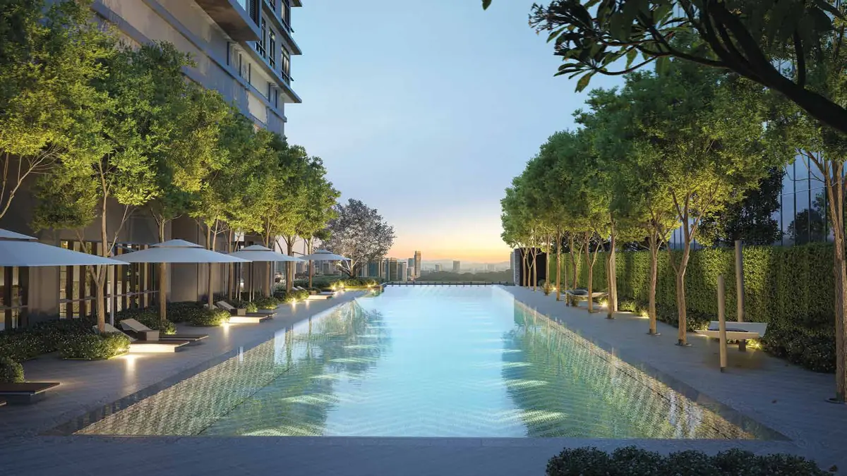 Khaya Residences Level 8・50 公尺泳池(Artist's Impression)