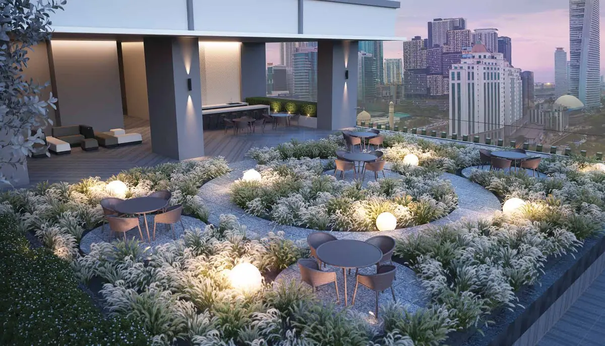 Khaya Residences Level 8・Twilight Garden(Artist's Impression)