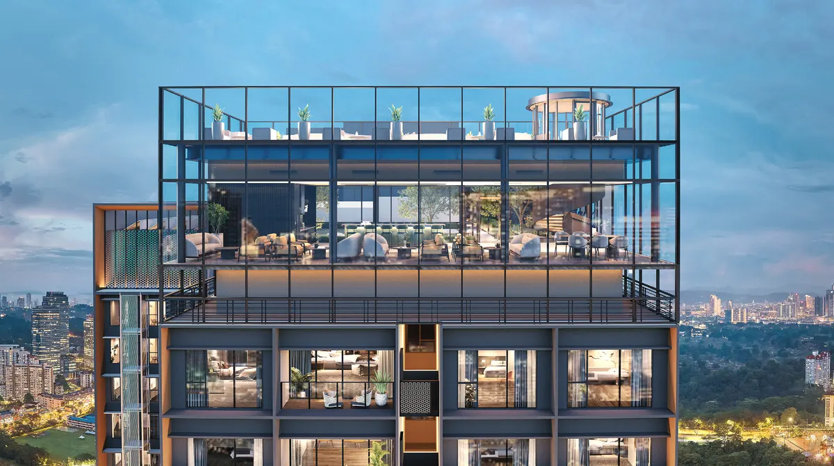 Parkside Residences Level 61–62・頂樓露台(Artist's Impression)