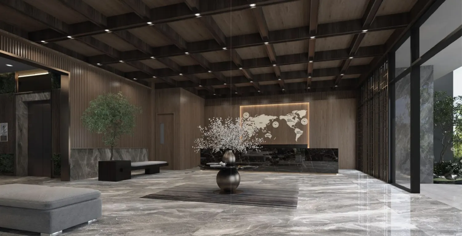 Peel Lane 大堂示意圖（Artist's Impression）