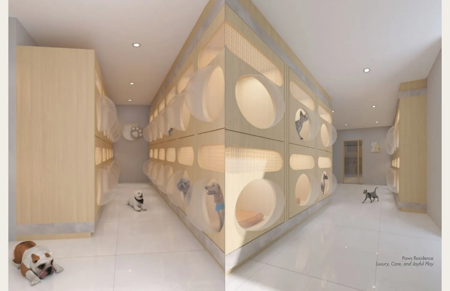 Peel Lane 寵物住宿艙示意圖（Artist's Impression）