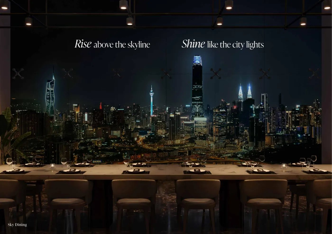 Sunway Cochrane 頂樓・Sky Dining(示意圖)(Artist's Impression)