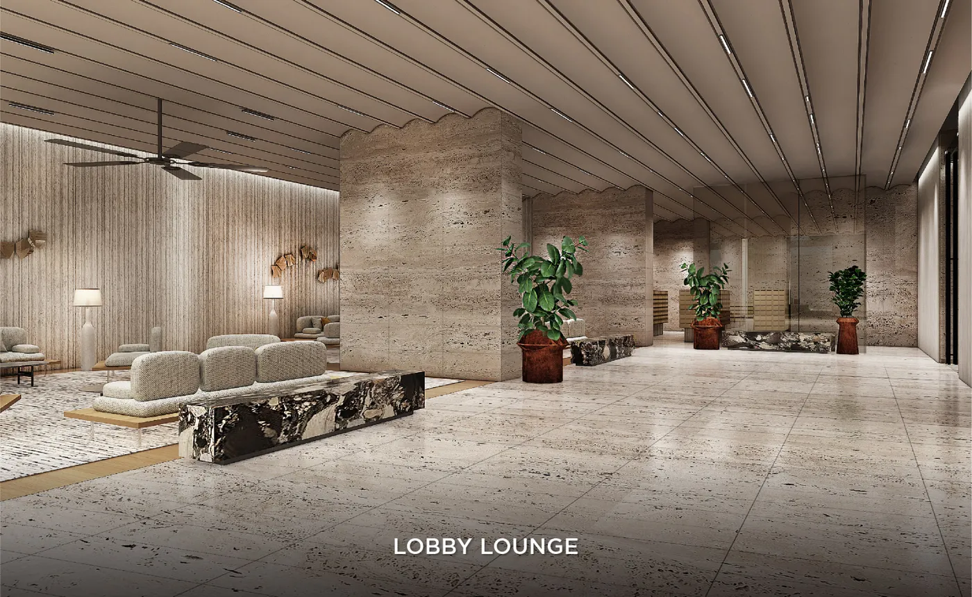 Sunway Velocity 3 地面層・大堂休息區示意圖(Artist's Impression)