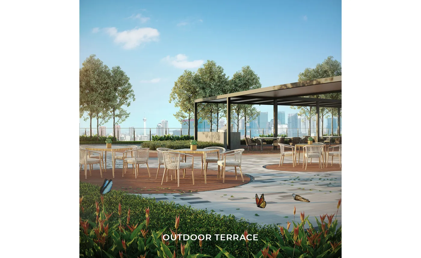 Sunway Velocity 3 Level 8・戶外露台示意圖(Artist's Impression)